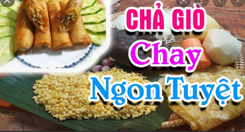 3 cách làm chả giò chay thơm ngon, giòn rụm - LAVADA